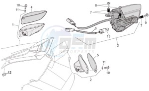 RSV 1000 Tuono drawing Taillight