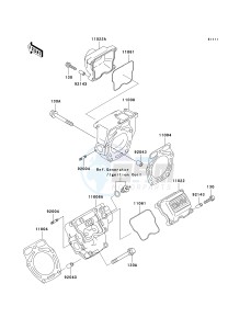 KAF 620 E [MULE 3010 4X4] (E6F-E8F) E7F drawing CYLINDER HEAD