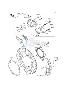 NINJA_250SL_ABS BX250BFSA XX (EU ME A(FRICA) drawing Front Brake