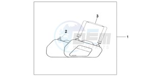 ST1300A9 France - (F / ABS CMF MME) drawing PANNIER INNER BAG