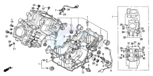 XL1000VA VARADERO drawing CRANKCASE