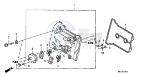 FJS400D9 SI - (SI) drawing CYLINDER HEAD COVER