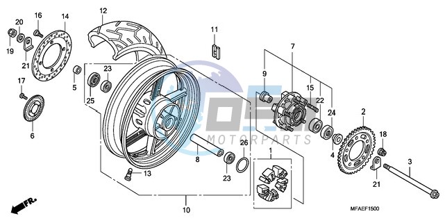 REAR WHEEL