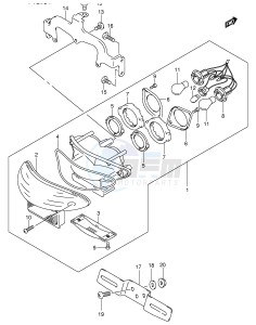 GSX1300R (E2) Hayabusa drawing TAIL LAMP