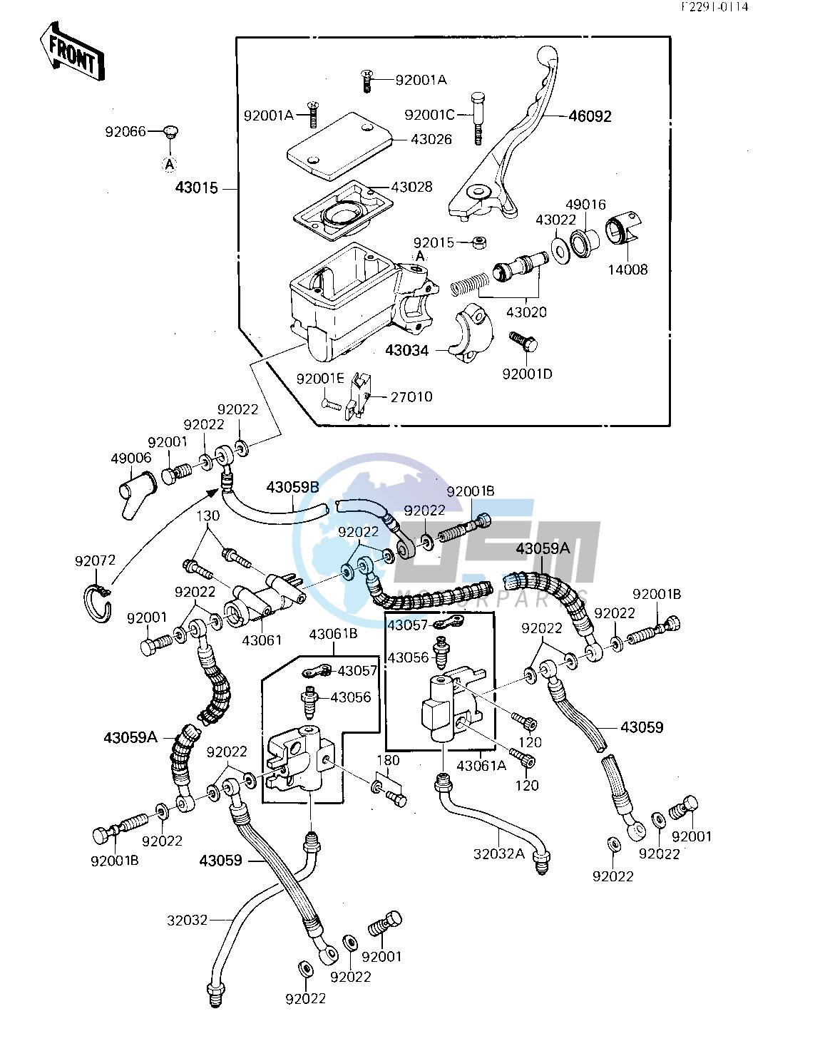 FRONT MASTER CYLINDER