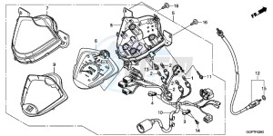 NSC50WHC drawing SPEEDOMETER (NSC50/MPD/WH)