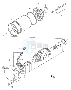 LT-F250 (E24) drawing STARTING MOTOR