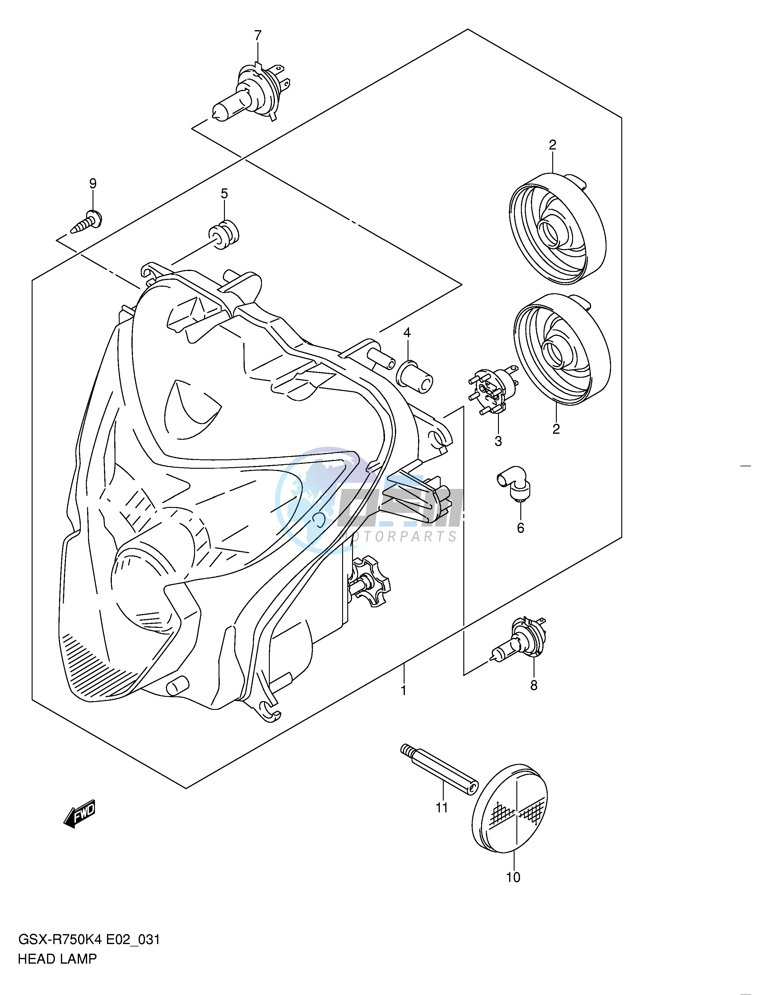 HEADLAMP (E24)