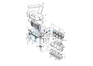 FZ6 FAZER 600 drawing INTAKE