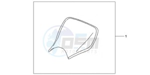 CBR1000RA9 U / ABS drawing E-SEAT