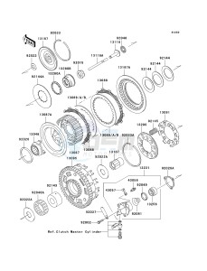 VN 1500 B [VULCAN 88 SE] (B1-B3) N8F drawing CLUTCH