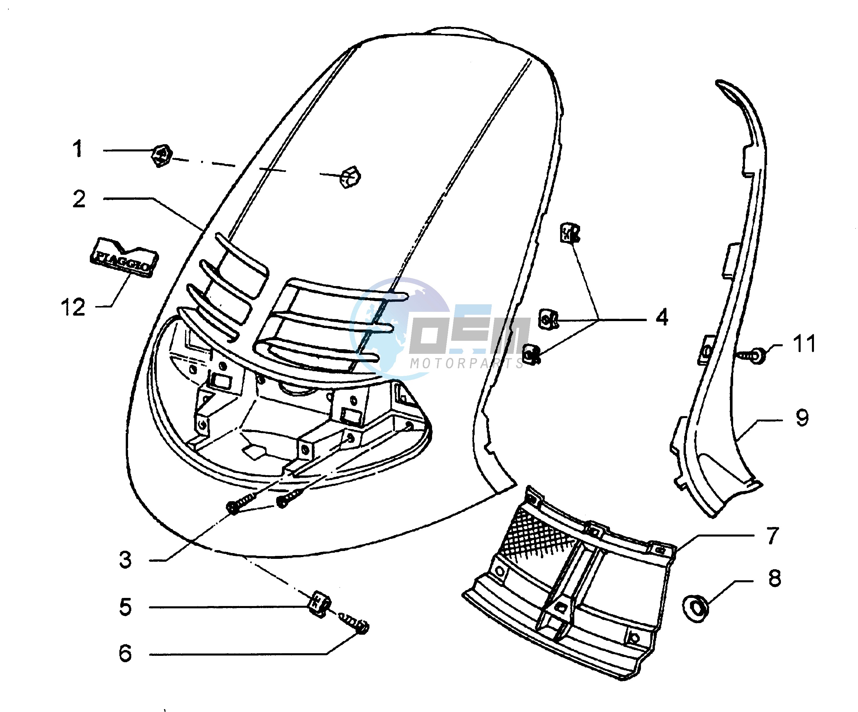 Front shield