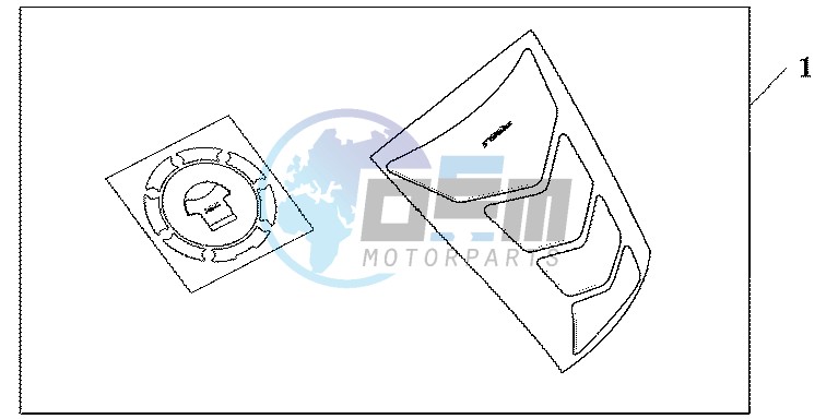 TANKPAD / FUEL LID COVER