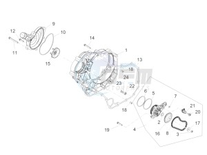 ETV 1200 Caponord Rally (EMEA, APAC) drawing Water pump