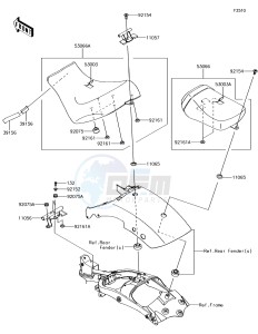 VULCAN S ABS EN650DHFA XX (EU ME A(FRICA) drawing Seat