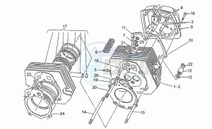 Nevada 350 Club Club drawing Cylinder head