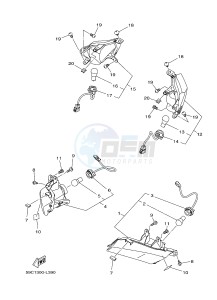 XP500A T-MAX 530 (2PWC) drawing FLASHER LIGHT