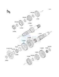 KX 250 L [KX250] (L3) [KX250] drawing TRANSMISSION