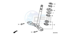 CB600FAA Australia - (U / ABS) drawing STEERING STEM