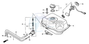 SFX50 drawing FUEL TANK