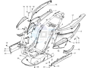 NRG 50 power DD drawing Side cover - Spoiler