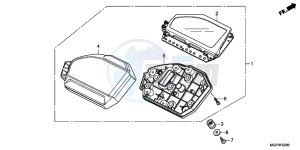 CBR1000RRE Fireblade 2ED drawing METER