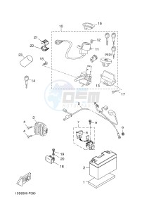 YP400RA X-MAX 400 ABS X-MAX (1SDE 1SDE 1SDE 1SDE) drawing ELECTRICAL 1