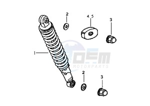 HUSKY - 125 cc drawing SHOCK ABSORBER