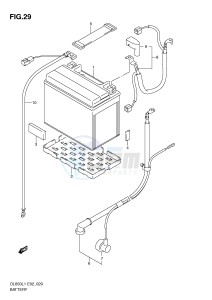 DL650 (E2) V-Strom drawing BATTERY (DL650L1 E24)