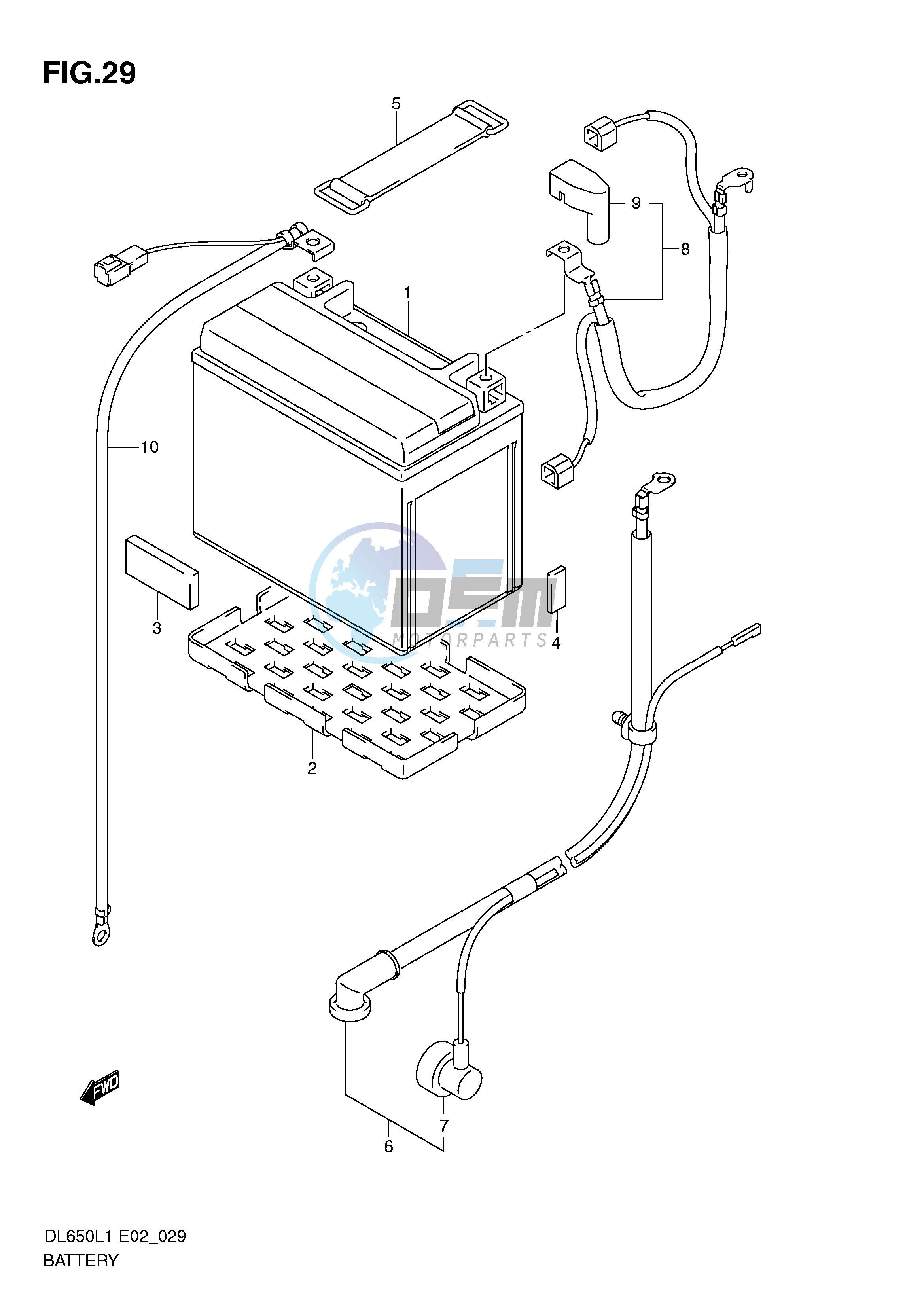 BATTERY (DL650L1 E24)