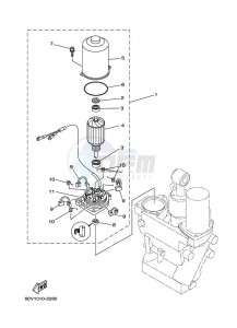 LZ300TXR drawing POWER-TILT-ASSEMBLY-2