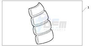 CBF1000S drawing TANK PAD 2