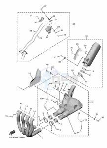 YZF1000 YZF-R1 (B3L7) drawing EXHAUST