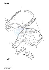 UH200 ABS BURGMAN EU drawing HELMET BOX