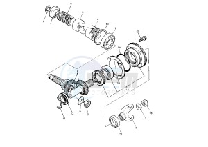 XJ S DIVERSION 900 drawing MIDDLE DRIVE GEAR