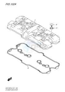 GSX-1250F ABS EU drawing CYLINDER HEAD COVER