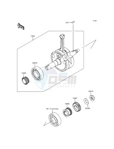 KLX125 KLX125CEF XX (EU ME A(FRICA) drawing Crankshaft