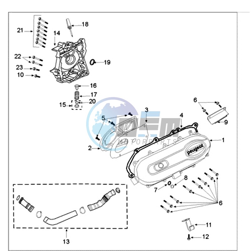 CRANKCASE COVER