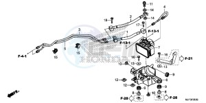 CRF1000DG CRF1000 - Africa Twin - Dual Clutch Europe Direct - (ED) drawing ABS MODULATOR