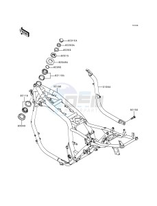 ZR 1100 C [ZRX1100] (C3-C4) drawing FRAME