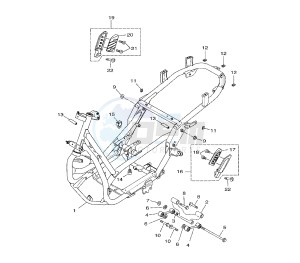 VP X-CITY 250 drawing FRAME