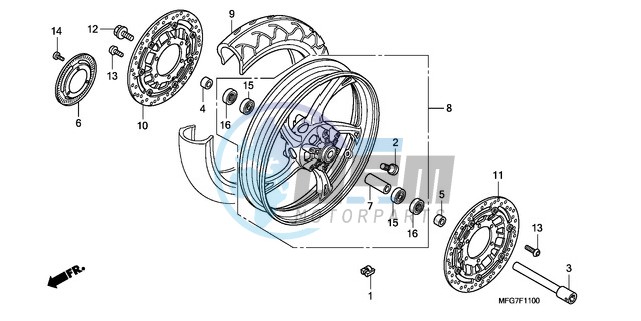 FRONT WHEEL