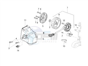 SCARABEO 50 2T CARBURATORE E4 CLASSIC (EMEA) drawing Cdi magneto assy / Ignition unit