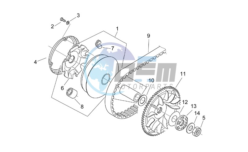 Variator assembly