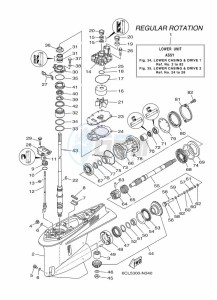 F225FETX drawing PROPELLER-HOUSING-AND-TRANSMISSION-1