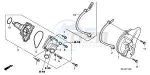 CBR1000RR9 Australia - (U / MME SPC) drawing WATER PUMP