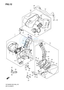 VZ1500 (E3-E28) drawing AIR CLEANER