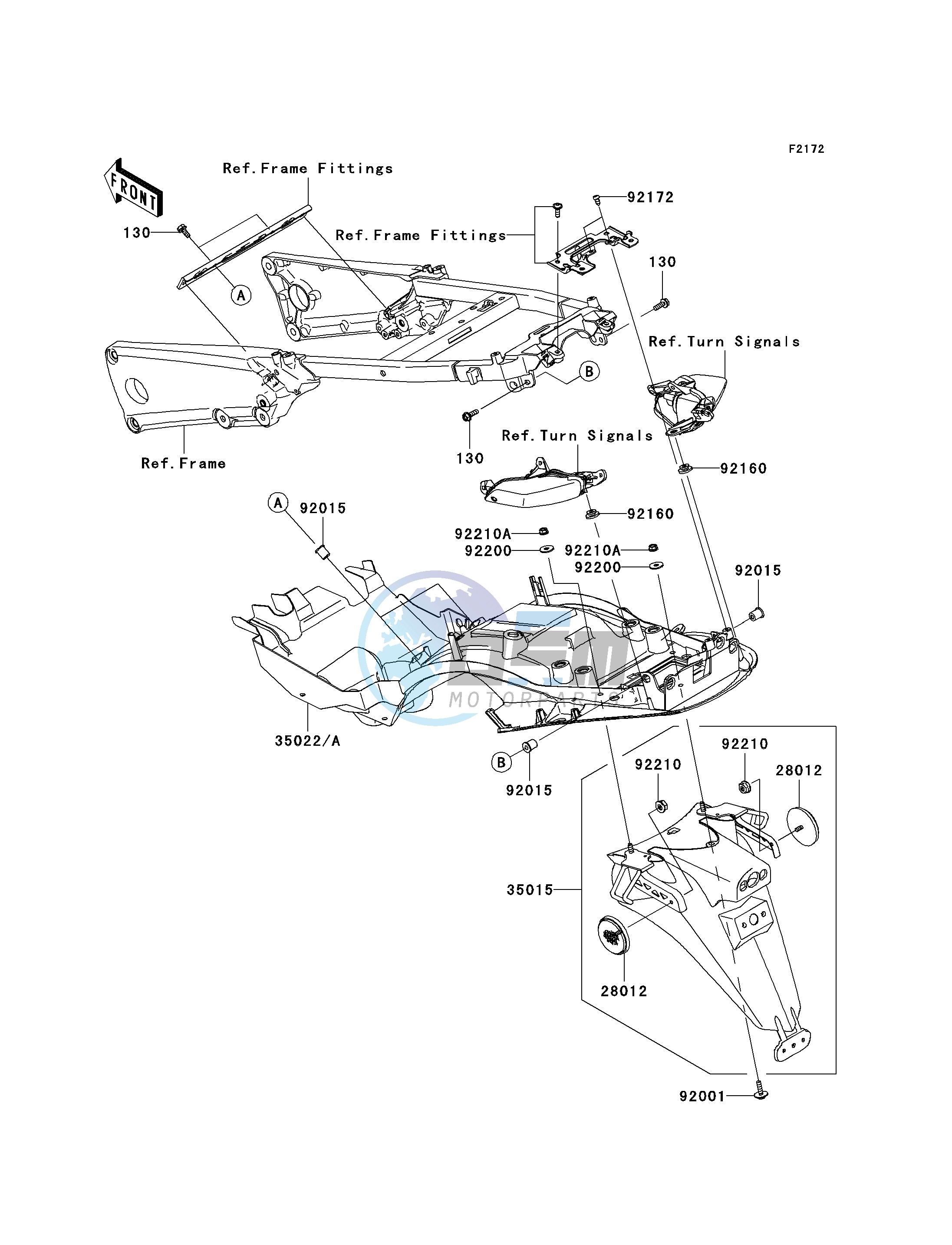 REAR FENDER-- S- -