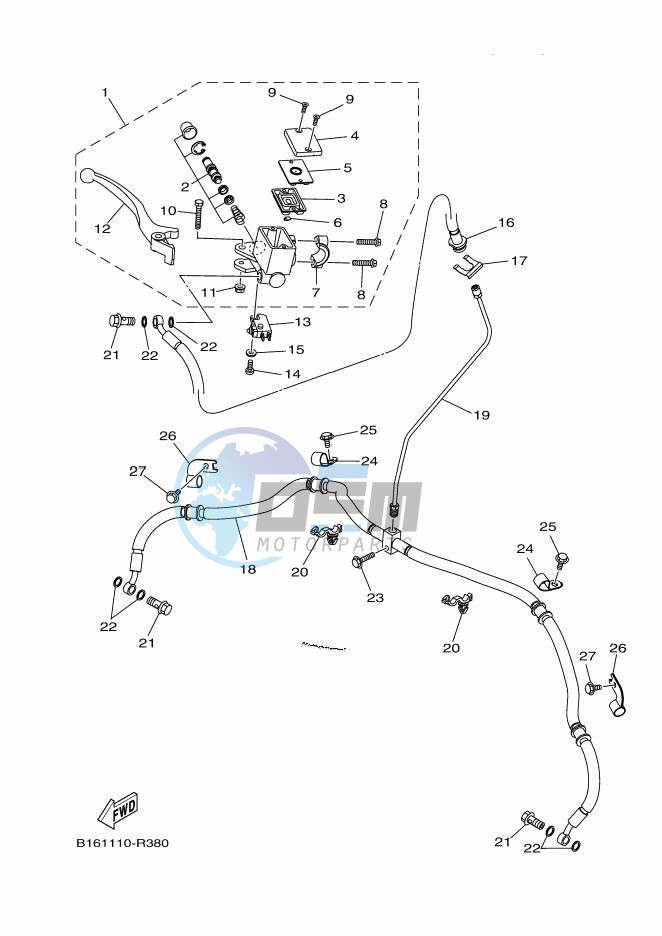 FRONT MASTER CYLINDER