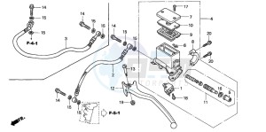 NSS250A JAZZ drawing REAR BRAKE MASTER